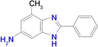 4-methyl-2-phenyl-1H-benzimidazol-6-amine