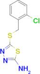 5-[(2-chlorobenzyl)thio]-1,3,4-thiadiazol-2-amine