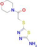 5-[(2-morpholin-4-yl-2-oxoethyl)thio]-1,3,4-thiadiazol-2-amine