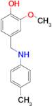 2-methoxy-4-{[(4-methylphenyl)amino]methyl}phenol