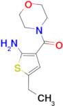 [5-ethyl-3-(morpholin-4-ylcarbonyl)-2-thienyl]amine