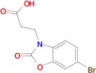 3-(6-bromo-2-oxo-1,3-benzoxazol-3(2H)-yl)propanoic acid
