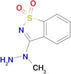 3-(1-methylhydrazino)-1,2-benzisothiazole 1,1-dioxide