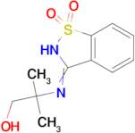 2-[(1,1-dioxido-1,2-benzisothiazol-3-yl)amino]-2-methylpropan-1-ol