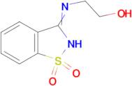 2-[(1,1-dioxido-1,2-benzisothiazol-3-yl)amino]ethanol