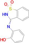 2-[(1,1-dioxido-1,2-benzisothiazol-3-yl)amino]phenol