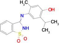 4-[(1,1-dioxido-1,2-benzisothiazol-3-yl)amino]-2-isopropyl-5-methylphenol