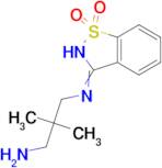 N-(1,1-dioxido-1,2-benzisothiazol-3-yl)-2,2-dimethylpropane-1,3-diamine