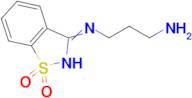 N-(1,1-dioxido-1,2-benzisothiazol-3-yl)propane-1,3-diamine