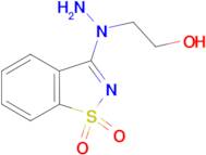 2-[1-(1,1-dioxido-1,2-benzisothiazol-3-yl)hydrazino]ethanol