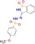 N'-(1,1-dioxido-1,2-benzisothiazol-3-yl)-4-methoxybenzenesulfonohydrazide