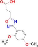 3-[3-(2,4-dimethoxyphenyl)-1,2,4-oxadiazol-5-yl]propanoic acid