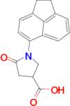 1-(1,2-dihydroacenaphthylen-5-yl)-5-oxopyrrolidine-3-carboxylic acid
