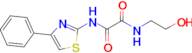 N-(2-hydroxyethyl)-N'-(4-phenyl-1,3-thiazol-2-yl)ethanediamide