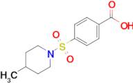 4-[(4-methylpiperidin-1-yl)sulfonyl]benzoic acid