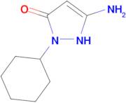 5-amino-2-cyclohexyl-1,2-dihydro-3H-pyrazol-3-one