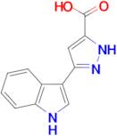 5-(1H-indol-3-yl)-1H-pyrazole-3-carboxylic acid