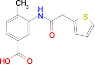 4-methyl-3-[(2-thienylacetyl)amino]benzoic acid