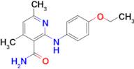 2-[(4-ethoxyphenyl)amino]-4,6-dimethylnicotinamide