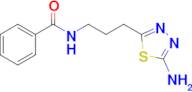 N-[3-(5-amino-1,3,4-thiadiazol-2-yl)propyl]benzamide