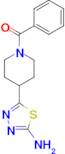 5-(1-benzoylpiperidin-4-yl)-1,3,4-thiadiazol-2-amine