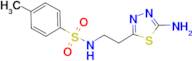 N-[2-(5-amino-1,3,4-thiadiazol-2-yl)ethyl]-4-methylbenzenesulfonamide