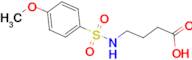 4-{[(4-methoxyphenyl)sulfonyl]amino}butanoic acid