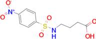 4-{[(4-nitrophenyl)sulfonyl]amino}butanoic acid