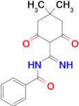 N-[amino(4,4-dimethyl-2,6-dioxocyclohexylidene)methyl]benzamide