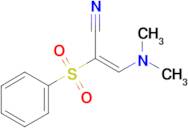 (2E)-3-(dimethylamino)-2-(phenylsulfonyl)acrylonitrile