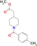 methyl [1-(4-methylbenzoyl)piperidin-4-yl]acetate