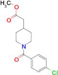 methyl [1-(4-chlorobenzoyl)piperidin-4-yl]acetate