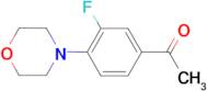 1-(3-fluoro-4-morpholin-4-ylphenyl)ethanone