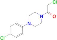 1-(chloroacetyl)-4-(4-chlorophenyl)piperazine