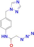 2-azido-N-[4-(1H-1,2,4-triazol-1-ylmethyl)phenyl]acetamide