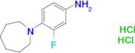 (4-azepan-1-yl-3-fluorophenyl)amine dihydrochloride