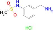 N-[3-(aminomethyl)phenyl]methanesulfonamide hydrochloride