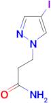 3-(4-iodo-1H-pyrazol-1-yl)propanamide