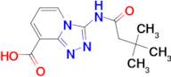 3-[(3,3-dimethylbutanoyl)amino][1,2,4]triazolo[4,3-a]pyridine-8-carboxylic acid