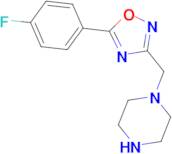 1-{[5-(4-fluorophenyl)-1,2,4-oxadiazol-3-yl]methyl}piperazine