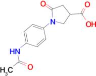 1-[4-(acetylamino)phenyl]-5-oxopyrrolidine-3-carboxylic acid