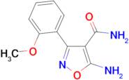 5-amino-3-(2-methoxyphenyl)isoxazole-4-carboxamide
