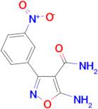 5-amino-3-(3-nitrophenyl)isoxazole-4-carboxamide