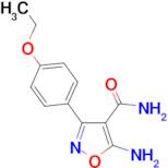 5-amino-3-(4-ethoxyphenyl)isoxazole-4-carboxamide