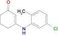 3-[(5-chloro-2-methylphenyl)amino]cyclohex-2-en-1-one