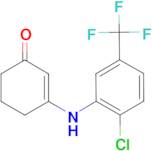 3-{[2-chloro-5-(trifluoromethyl)phenyl]amino}cyclohex-2-en-1-one