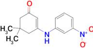 5,5-dimethyl-3-[(3-nitrophenyl)amino]cyclohex-2-en-1-one