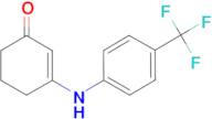 3-{[4-(trifluoromethyl)phenyl]amino}cyclohex-2-en-1-one