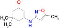 5,5-dimethyl-3-[(5-methylisoxazol-3-yl)amino]cyclohex-2-en-1-one