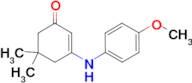 3-[(4-methoxyphenyl)amino]-5,5-dimethylcyclohex-2-en-1-one